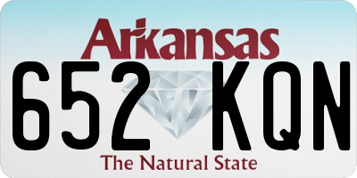 AR license plate 652KQN