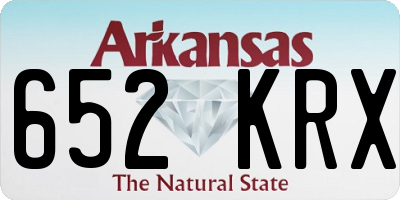AR license plate 652KRX