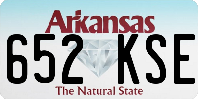 AR license plate 652KSE
