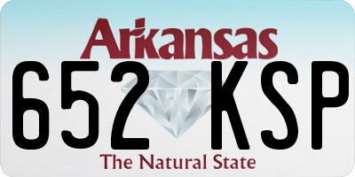AR license plate 652KSP