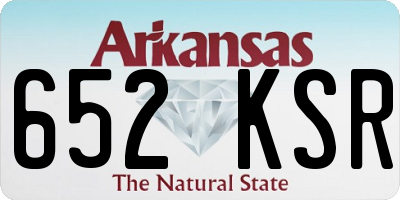 AR license plate 652KSR