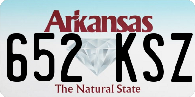 AR license plate 652KSZ