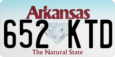 AR license plate 652KTD