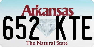 AR license plate 652KTE