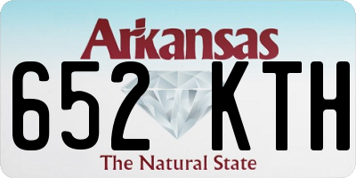 AR license plate 652KTH