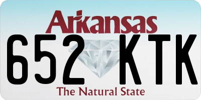 AR license plate 652KTK