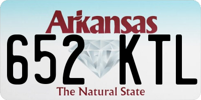 AR license plate 652KTL