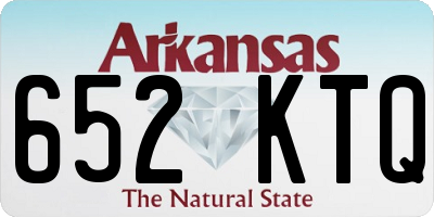 AR license plate 652KTQ