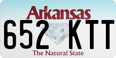 AR license plate 652KTT