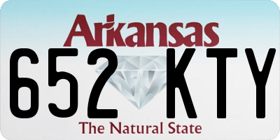 AR license plate 652KTY
