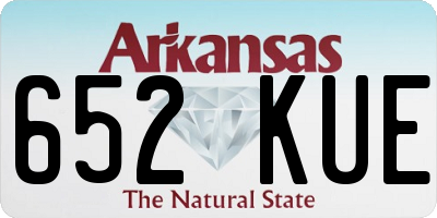 AR license plate 652KUE