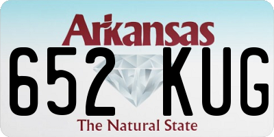 AR license plate 652KUG