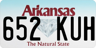 AR license plate 652KUH