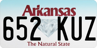 AR license plate 652KUZ