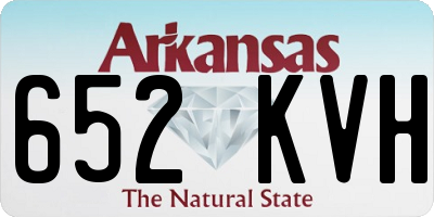 AR license plate 652KVH