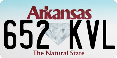 AR license plate 652KVL