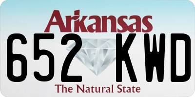AR license plate 652KWD