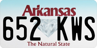 AR license plate 652KWS