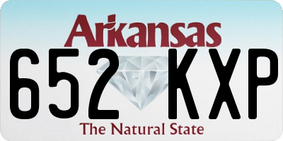 AR license plate 652KXP