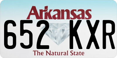 AR license plate 652KXR
