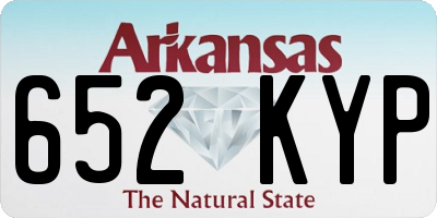 AR license plate 652KYP