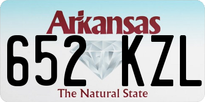 AR license plate 652KZL