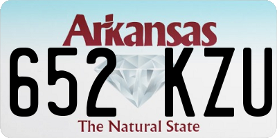 AR license plate 652KZU