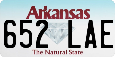 AR license plate 652LAE