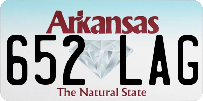 AR license plate 652LAG