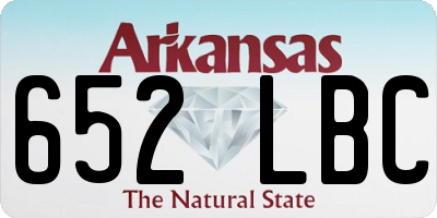 AR license plate 652LBC