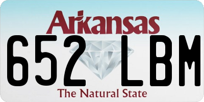 AR license plate 652LBM