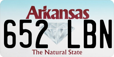 AR license plate 652LBN