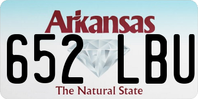AR license plate 652LBU