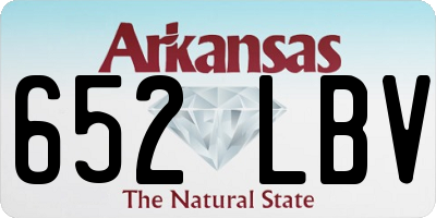 AR license plate 652LBV