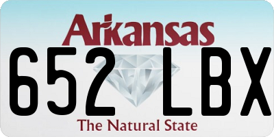 AR license plate 652LBX