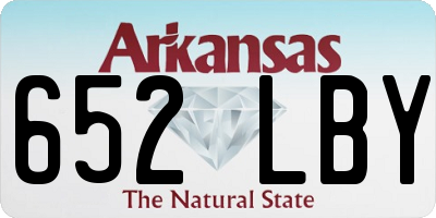 AR license plate 652LBY