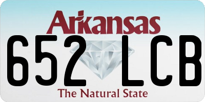 AR license plate 652LCB