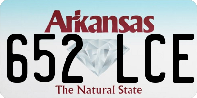 AR license plate 652LCE