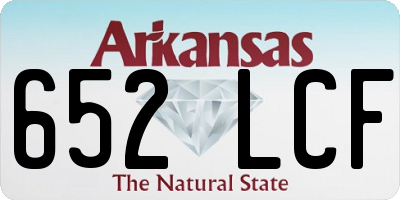 AR license plate 652LCF
