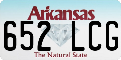 AR license plate 652LCG