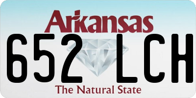 AR license plate 652LCH