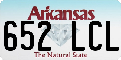 AR license plate 652LCL