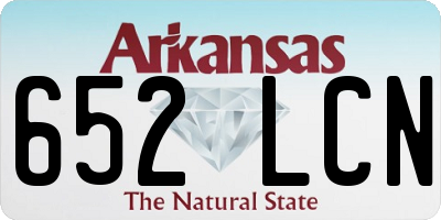 AR license plate 652LCN