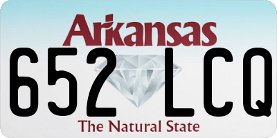 AR license plate 652LCQ