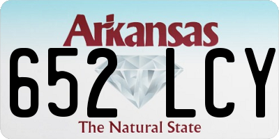 AR license plate 652LCY