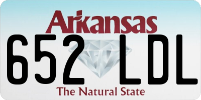 AR license plate 652LDL