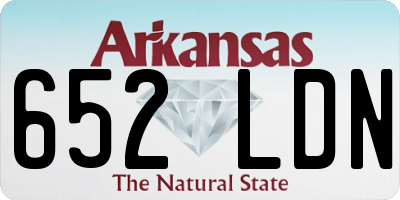 AR license plate 652LDN