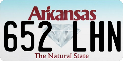 AR license plate 652LHN