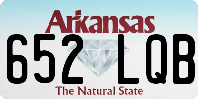 AR license plate 652LQB