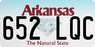 AR license plate 652LQC